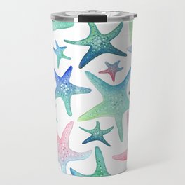 Starfish Pattern Travel Mug