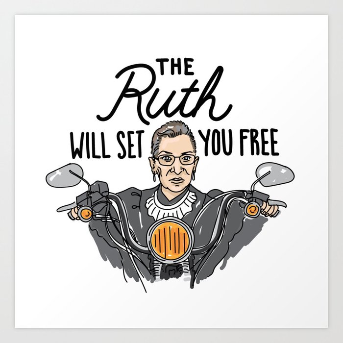 The Ruth Will Set You Free Art Print by Amelia Street Studio | Society6