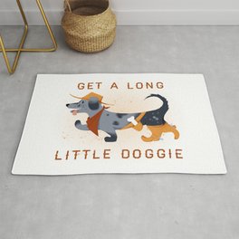 Get A Long Little Doggie Rug