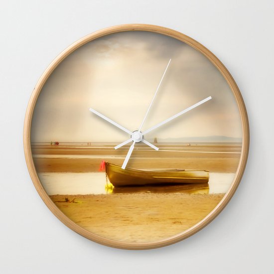 White Rock Rowboat II Wall Clock