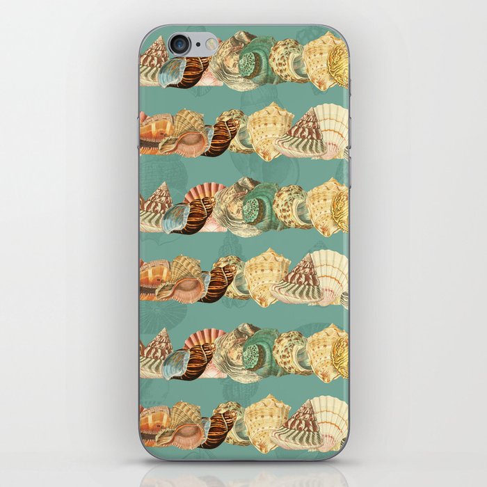 Sea shells pattern 3 iPhone Skin