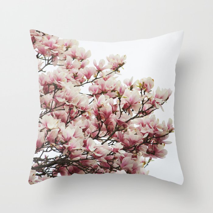 Magnolias II Throw Pillow
