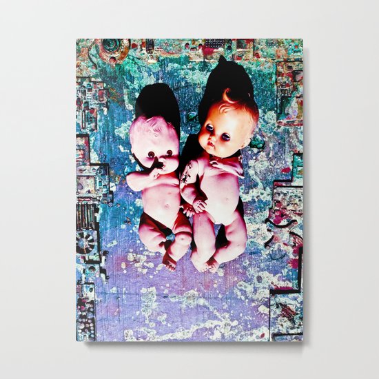 Born To Electronic World Metal Print