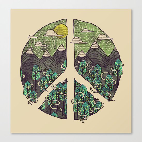 Peaceful Landscape Canvas Print