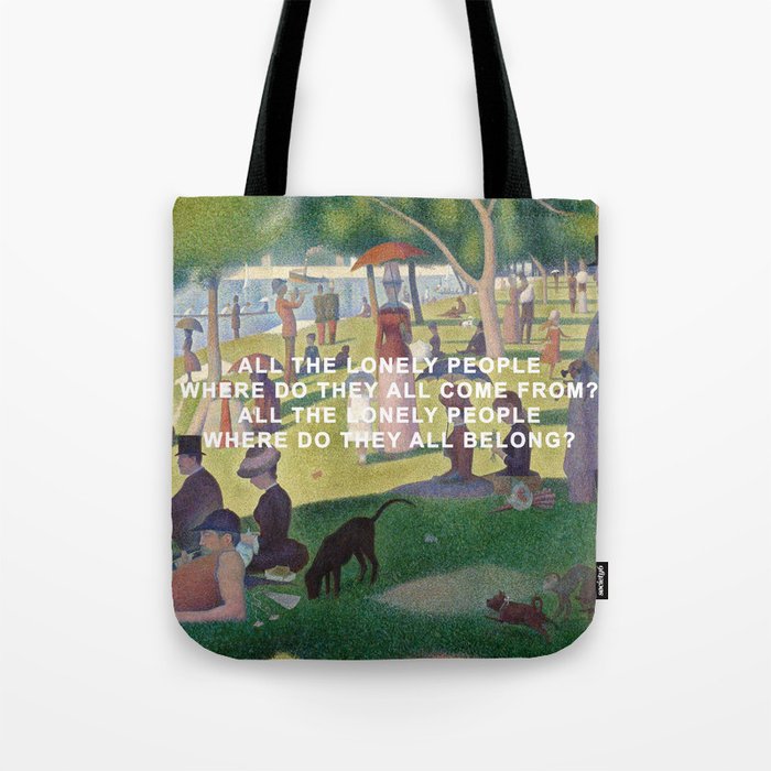 A Sunday Afternoon with Eleanor Rigby Tote Bag
