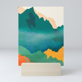 Abstract Mountains I Mini Art Print