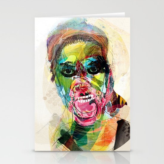 The human beast Stationery Cards