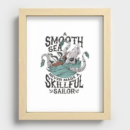 Skillful sailor Recessed Framed Print
