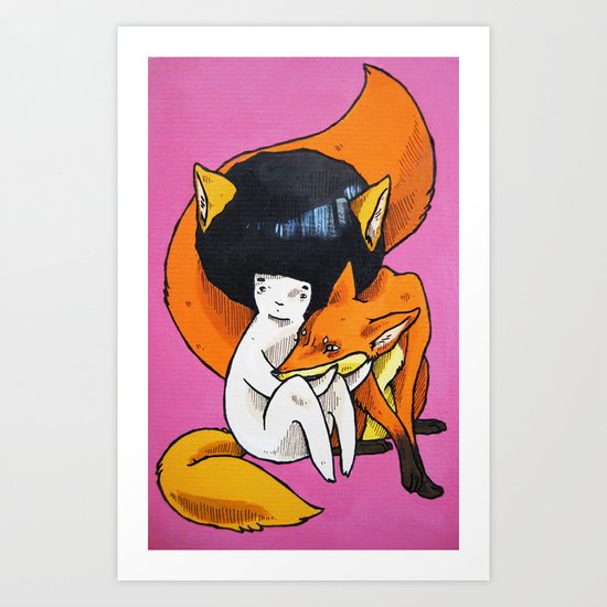 Fox Trot Art Print