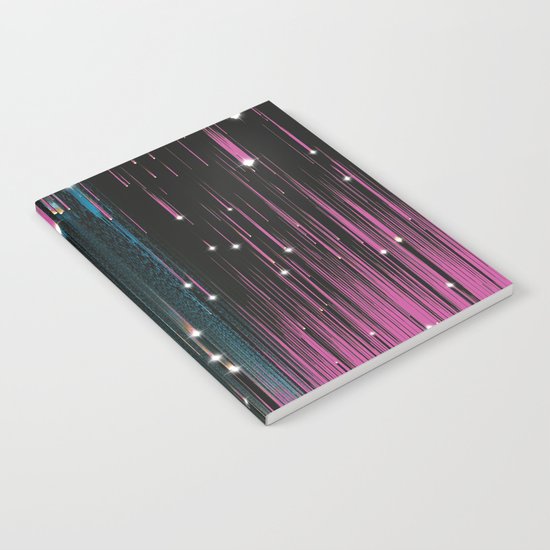 Pink Meteors Notebook