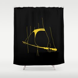 love art  Shower Curtain