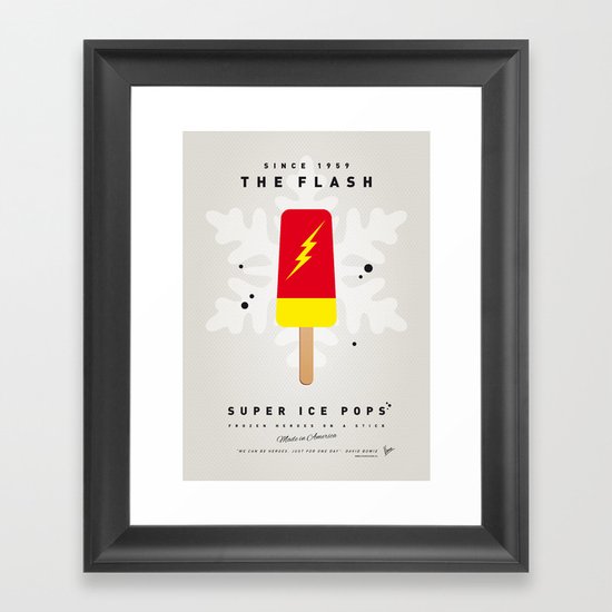 My SUPER ICE POP- No10 Framed Art Print