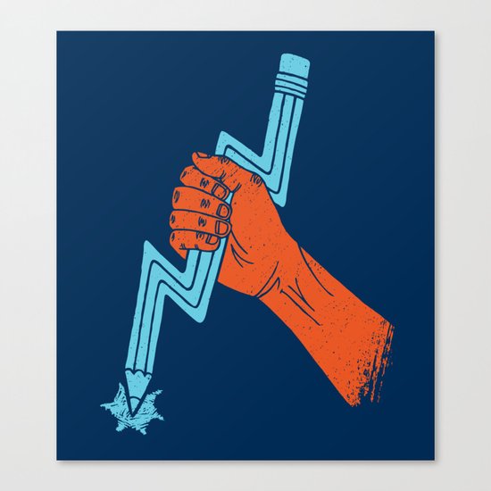Graphite For Your Right Canvas Print