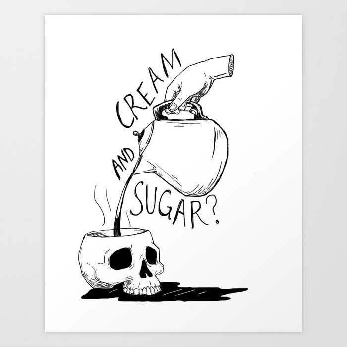 Cream and Sugar Art Print