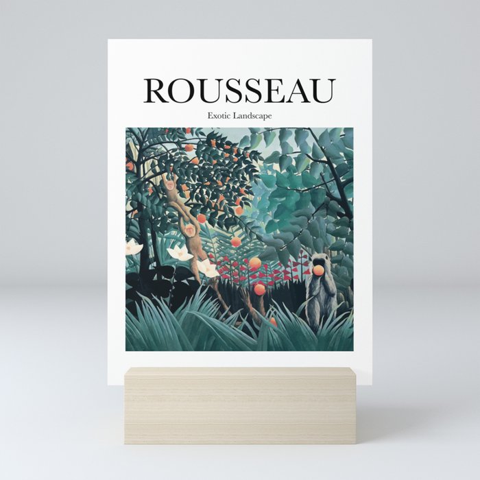 Rousseau - Exotic Landscape Mini Art Print