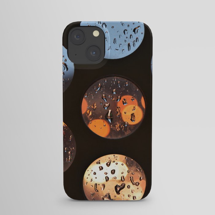 Lights in the rain iPhone Case