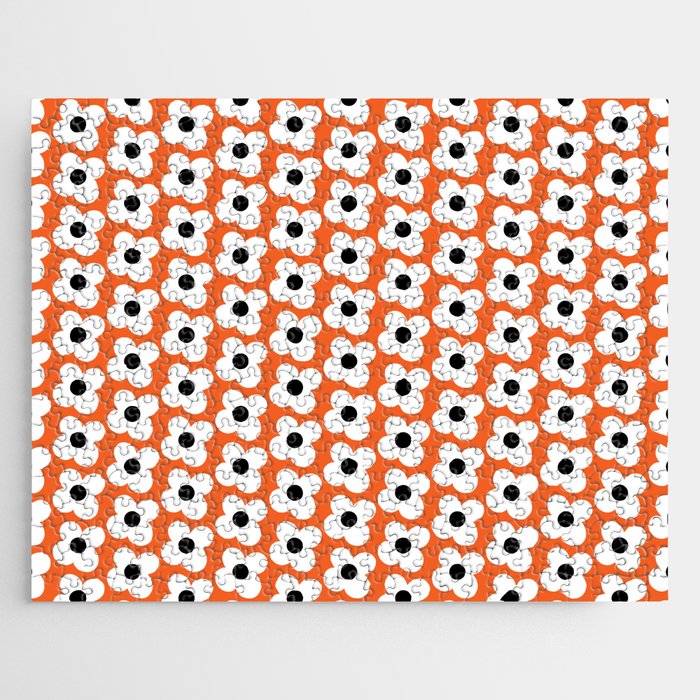 max folk daisy orange Jigsaw Puzzle