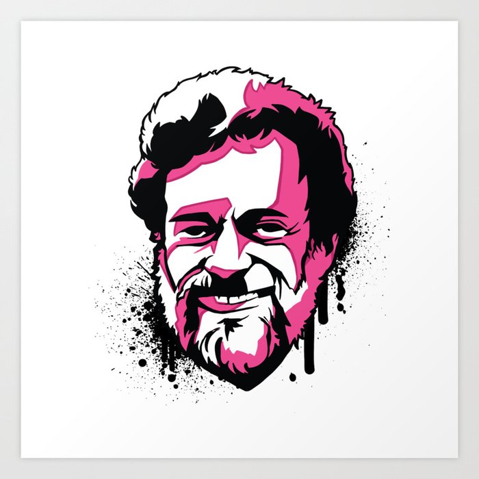 TERENCE McKENNA PORTRAIT Art Print