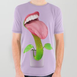 CARNIVOROUS PLANT All Over Graphic Tee