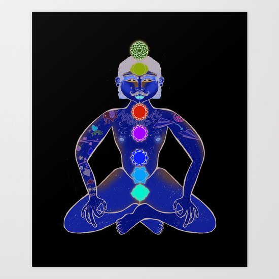 YOGA Art Print