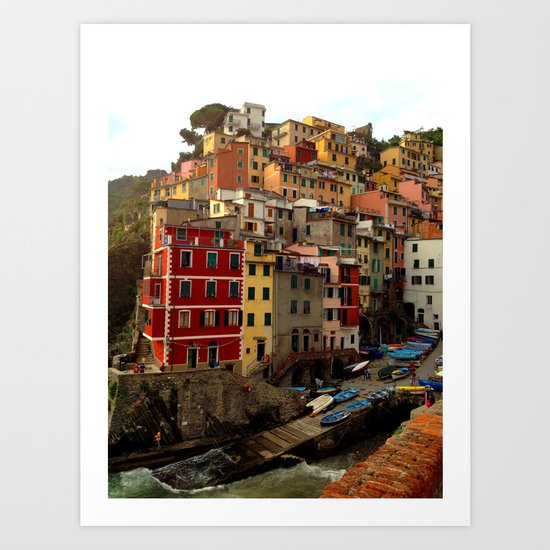 riomaggiore, cinque terre. Art Print