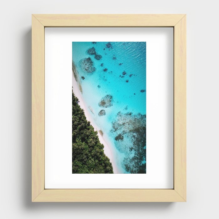 Dhigurah island Recessed Framed Print