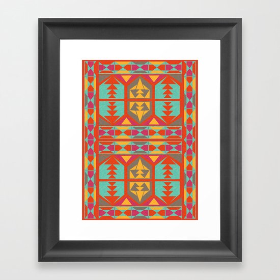 Neo Native Framed Art Print