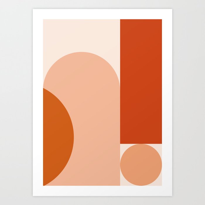 abstract minimal #8 Art Print