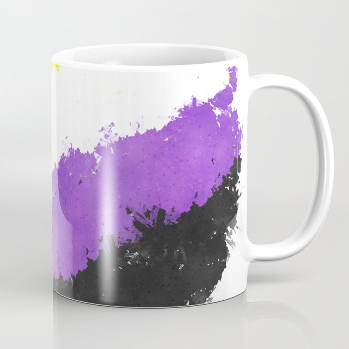 Splatter YOUR Colors - Nonbinary Pride Coffee Mug