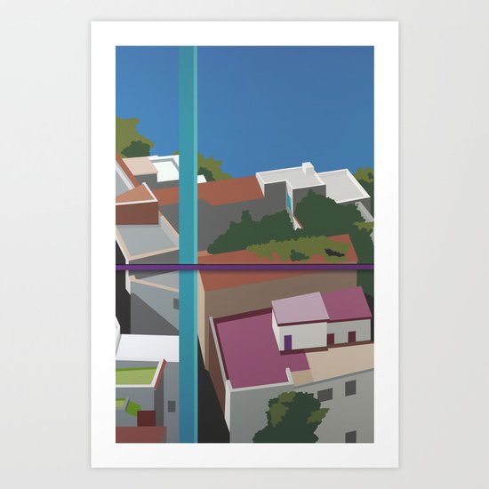 Amalfi Coast Alt. Art Print