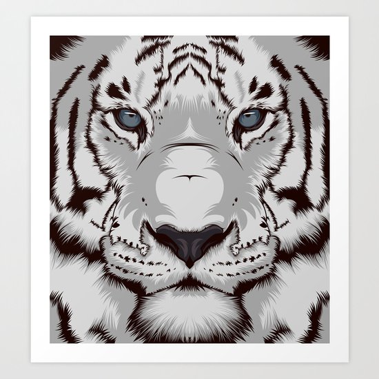 Tiger GW Art Print