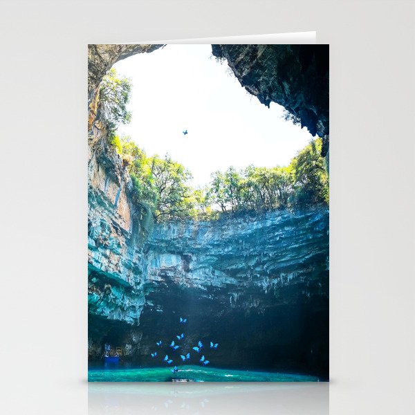 Sea Cave in Greece Stationery Cards