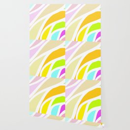 Colorful curve lines abstract Wallpaper