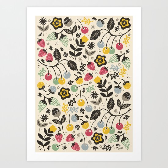 Very Berry Art Print