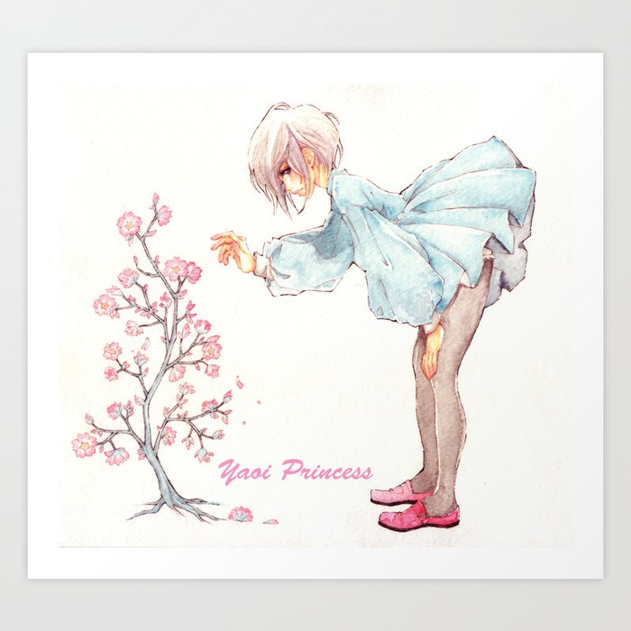 Yaoi Princess Sakura Art Print