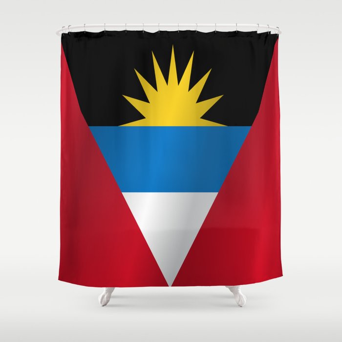 Flag of Antigua and Barbuda Shower Curtain
