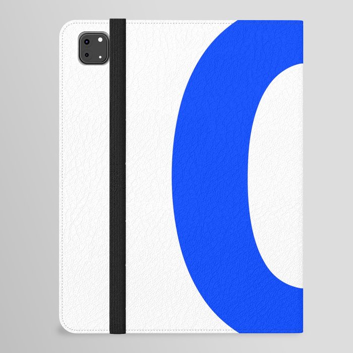 Letter C (Blue & White) iPad Folio Case