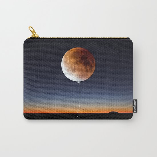 Red Balloon Moon Carry-All Pouch