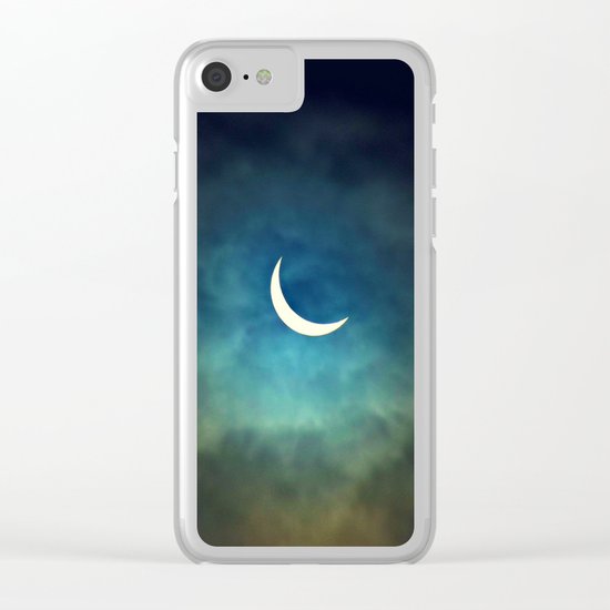 Solar Eclipse 1 Clear iPhone Case