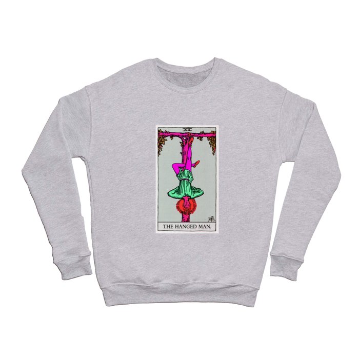 12. The Hanged Man- Neon Dreams Tarot Crewneck Sweatshirt