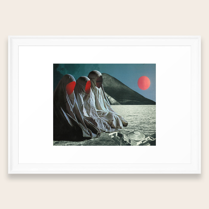 The Sisters Of Mercy Martin Carri Collaboration Framed Art Print By Collageartbyjesse Society6