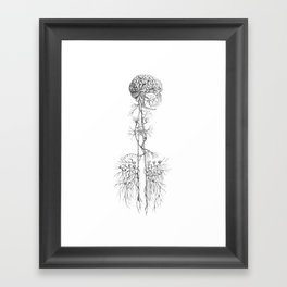 Botanical Brains Framed Art Print