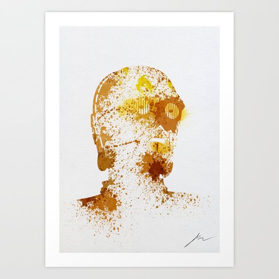 Protocol Droid Art Print