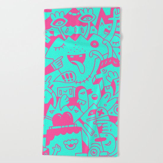 The Disconsolate Factory of Charles Grebbum Beach Towel