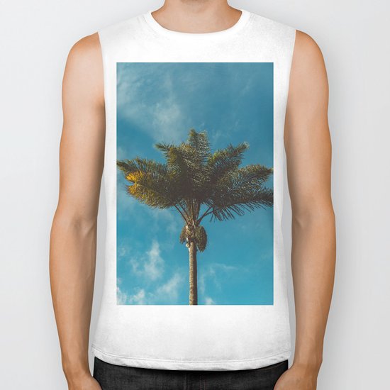Palm Tree Biker Tank