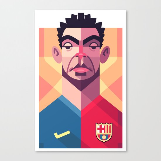 X6 | Blaugrana Canvas Print