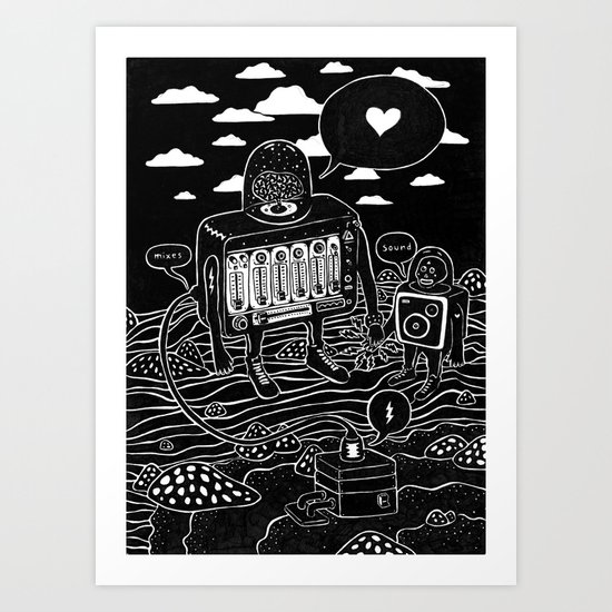 sound check Art Print