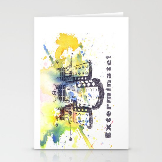 Daleks From Doctor Who Stationery Cards