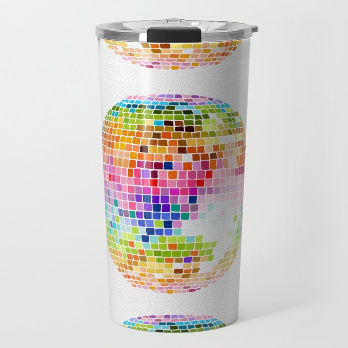 Disco Ball – Rainbow Travel Mug