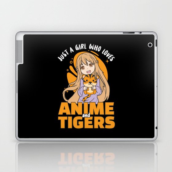 Just A Girl Who Loves Anime And Koalas - Kawaii Laptop & iPad Skin